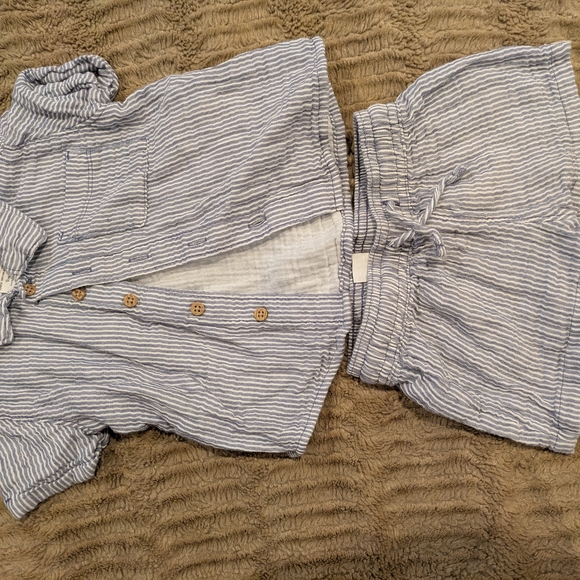 Cozy Striped Kids Matching Set - Picture 5 of 6